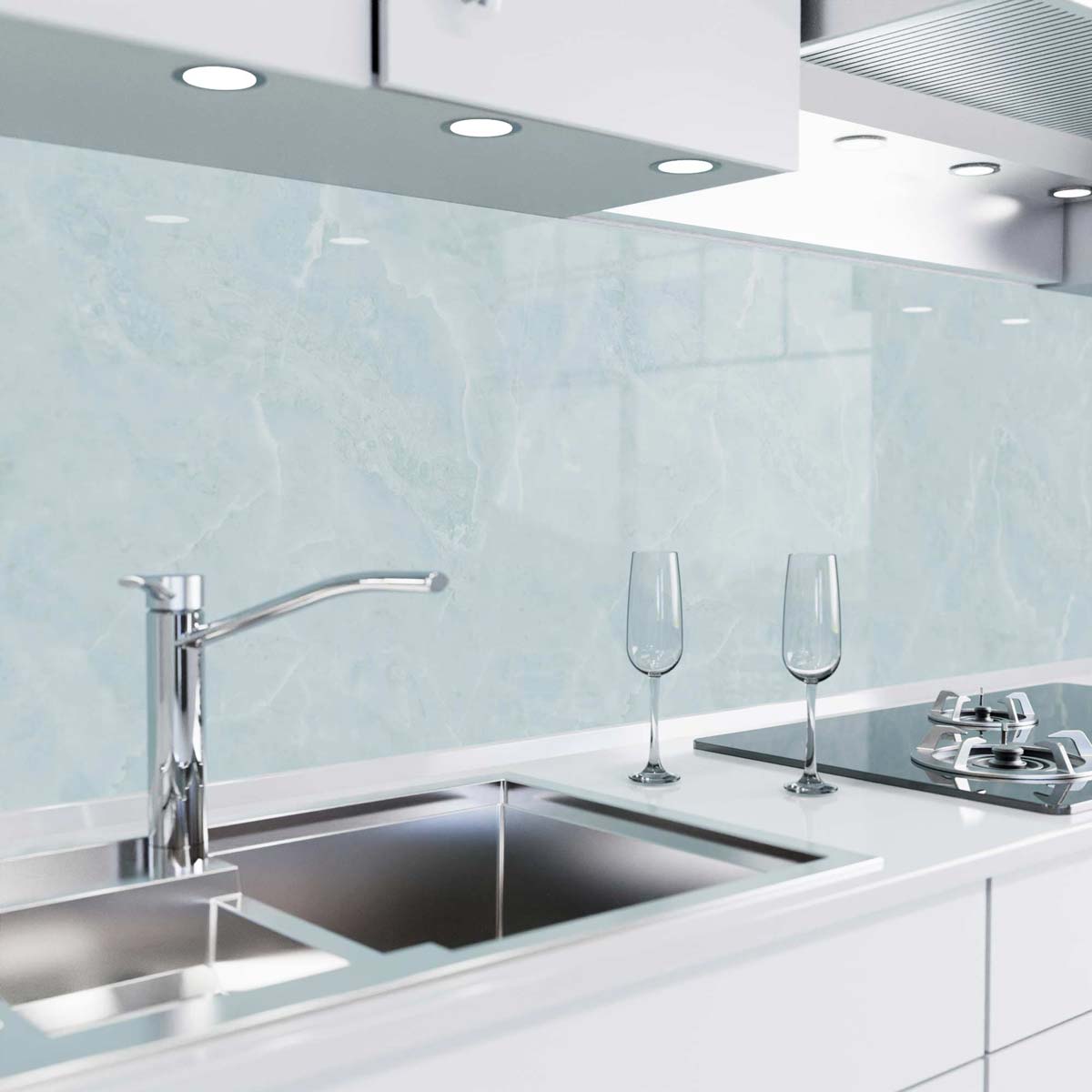 Rivestimento Cucina - Marmo Blu