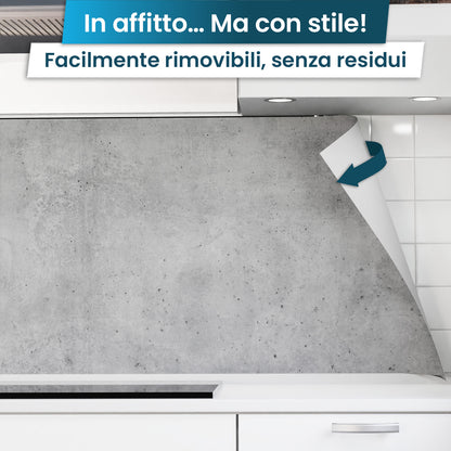 Rivestimento cucina autoadesivo - Cemento
