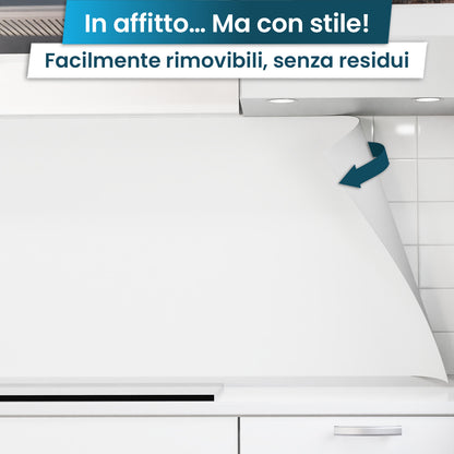 Rivestimento cucina autoadesivo - Bianco