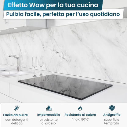 Rivestimento cucina autoadesivo - Marmo Bianco
