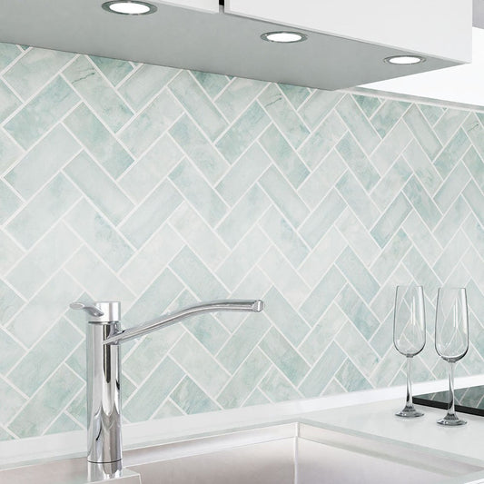 Rivestimento cucina autoadesivo - Spina di pesce