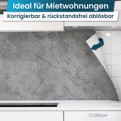 Küchenrückwand selbstklebend - Grauer Stein