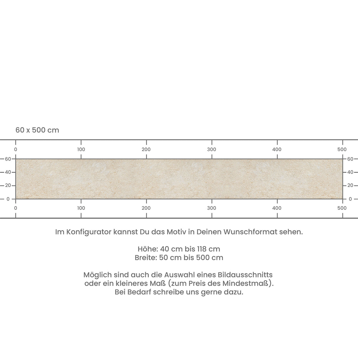 Küchenrückwand selbstklebend - Sandstein