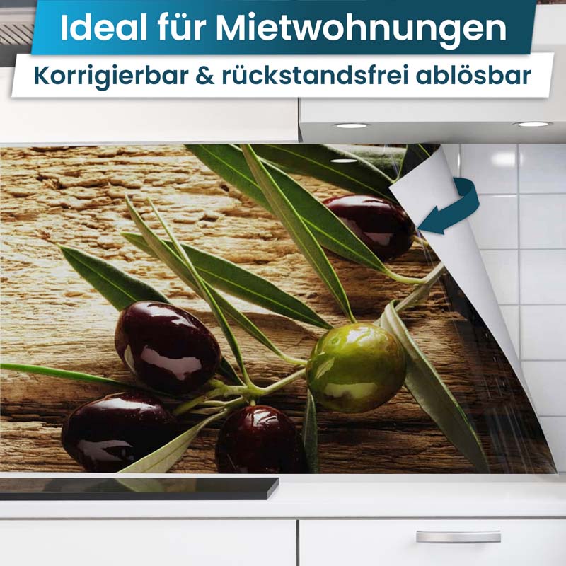 Küchenrückwand selbstklebend - Oliven