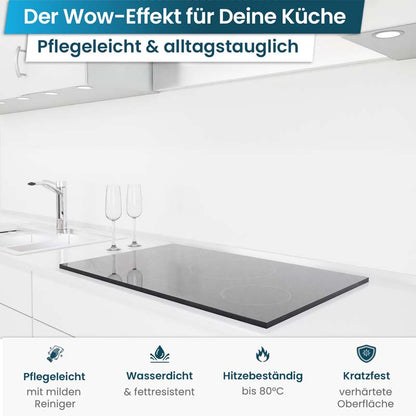 Küchenrückwand selbstklebend - Polarweiß