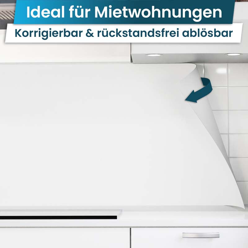 Küchenrückwand selbstklebend - Polarweiß