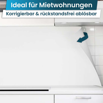 Küchenrückwand selbstklebend - Polarweiß